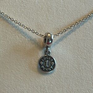 Pandora silver lucky penny charm